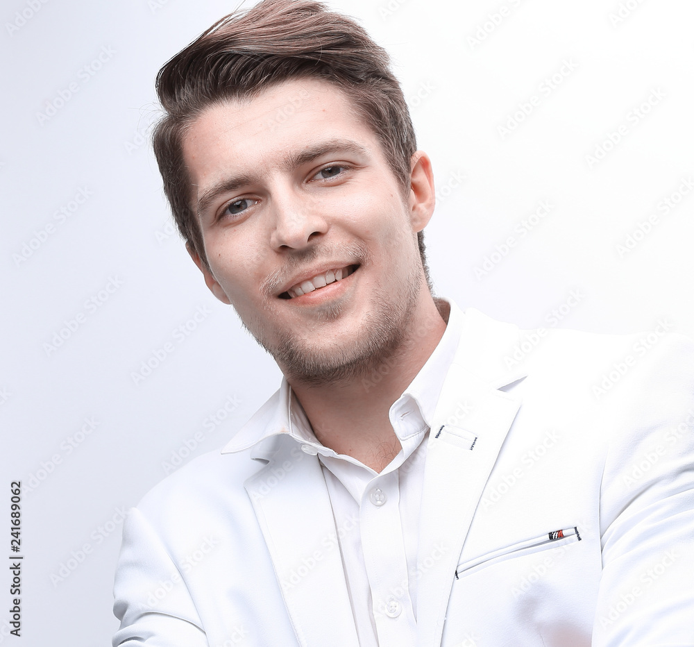 Fototapeta premium closeup.confident young businessman