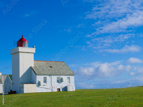 Obrestad lighthouse in Norway.