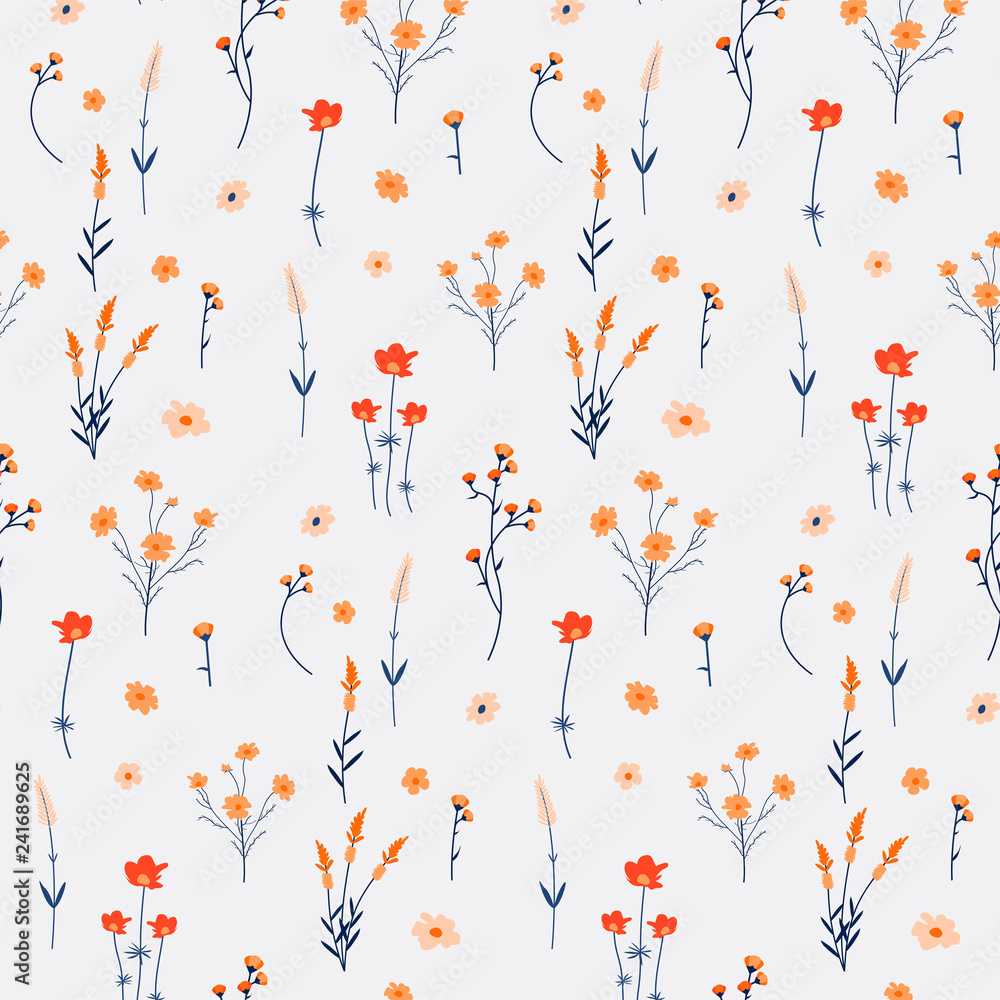 Floral patterned background Floral patterned background