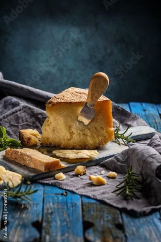 Obraz na płótnie Parmesan cheese composition