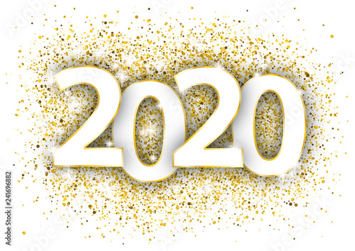 Golden 2020 New Year's Eve