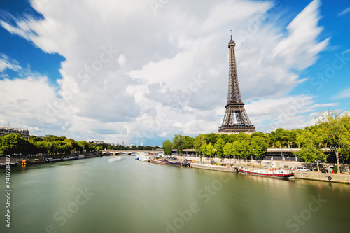 The Eiffel Tower and the Seine © susanne2688