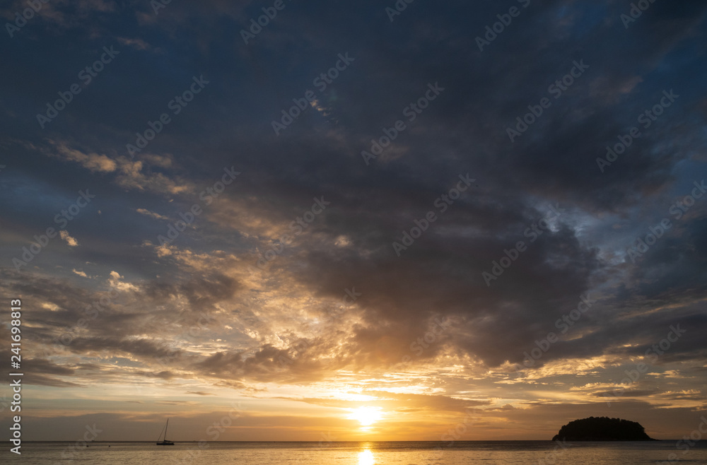 custom made wallpaper toronto digitalAbstract Colorful sky with sunset view in the evening or sunrise and clouds background in the morning in nature concept.