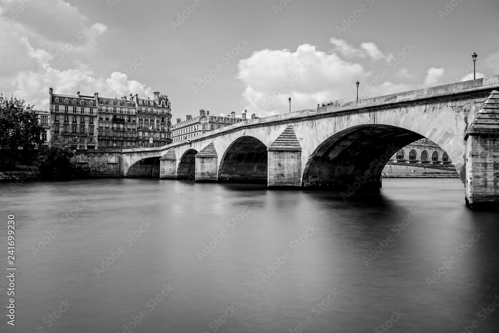 Pont Royal Bridge and the Seine in Paris