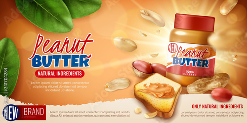Peanut Butter Advertising Poster