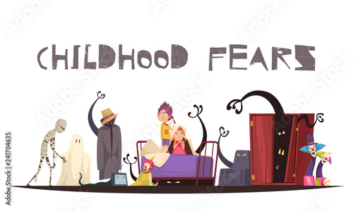 Childhood Fears Concept