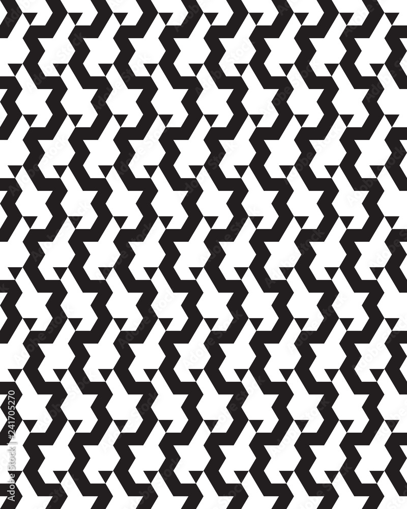 Trendy design with geometric shapes. Seamless  monochrome   patterns. Design for packaging, print, covers, cards, wrapping, fabric, paper, interior etc