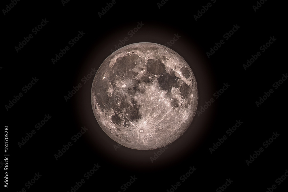 Obraz premium full moon night