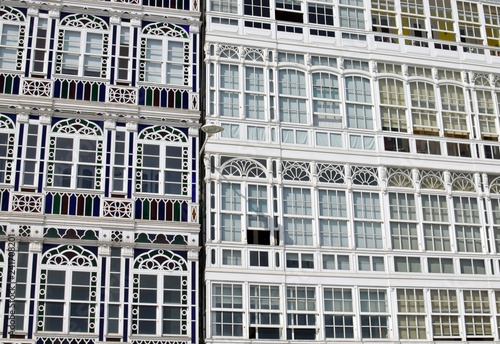 architecture of La Coruna, Spain