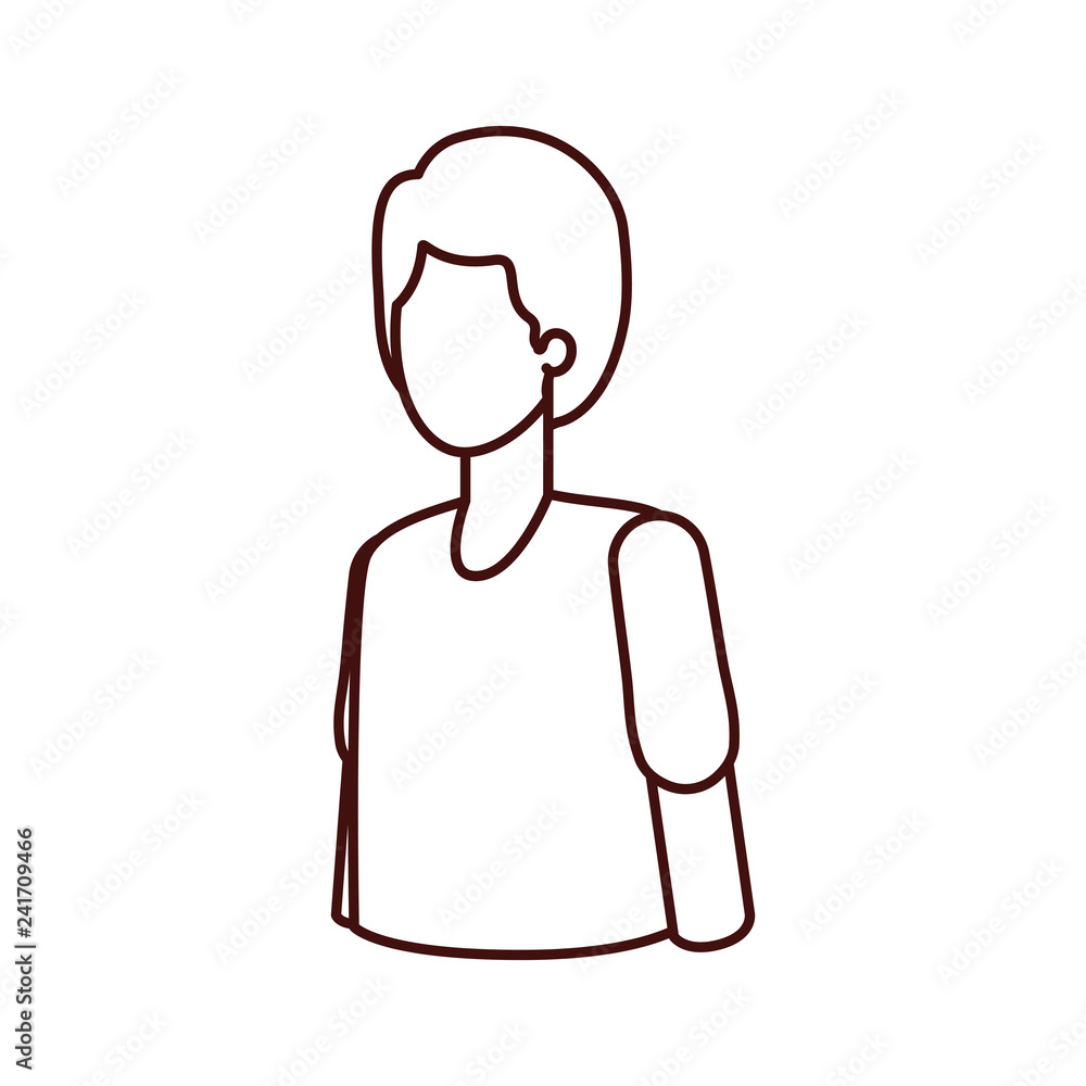 young man avatar character young man avatar character