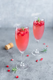 Pomegranate Mimosa Cocktail