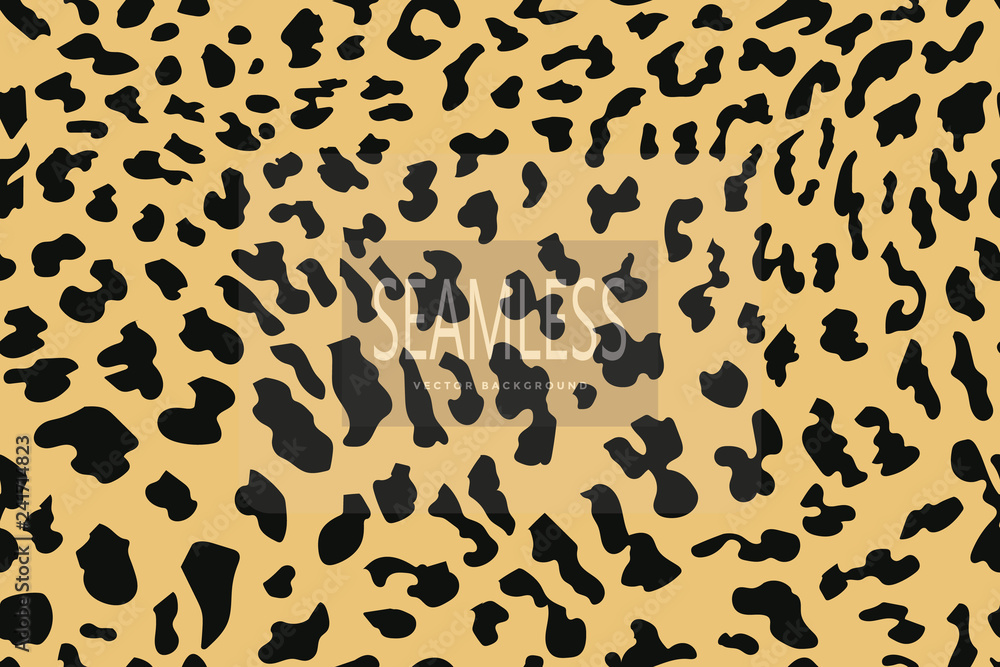 Fototapeta premium Leopard seamless pattern. Animal print. Vector background. Animal skin, tiger stripes, abstract pattern, line background, fabric. Amazing hand drawn vector illustration. Colorfull artwork.