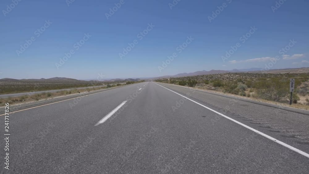 Desert Highway Joshua Tree Driving Template Front View Desert Highway Joshua Tree Driving Template Front View