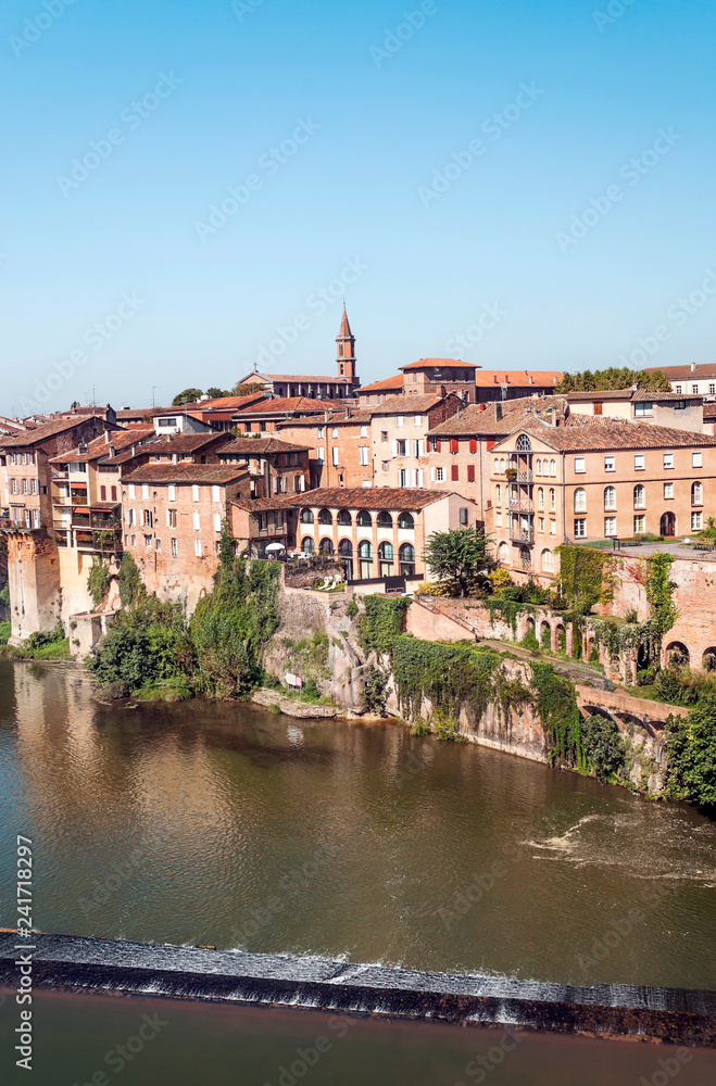 Albi in France on a sunny day