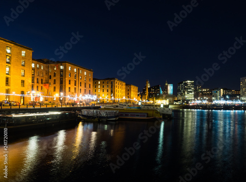 Liverpool at night