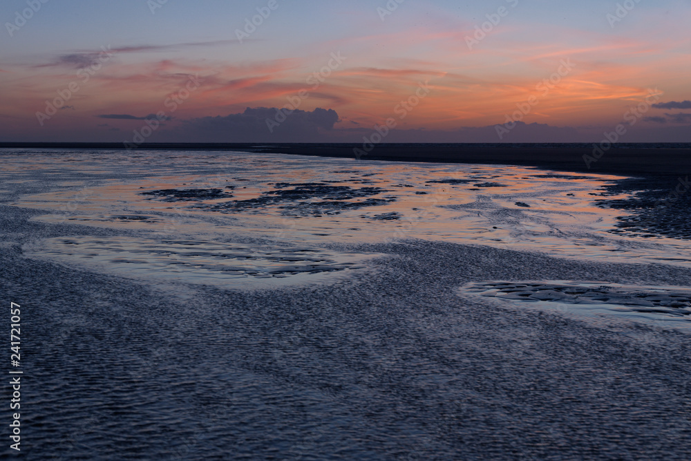 Abendstimmung am Strand von Langeoog Abendstimmung am Strand von Langeoog