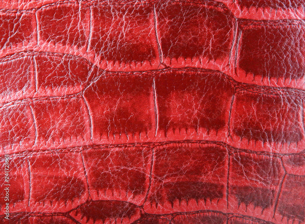 Old Red Leather Background Old Red Leather Background