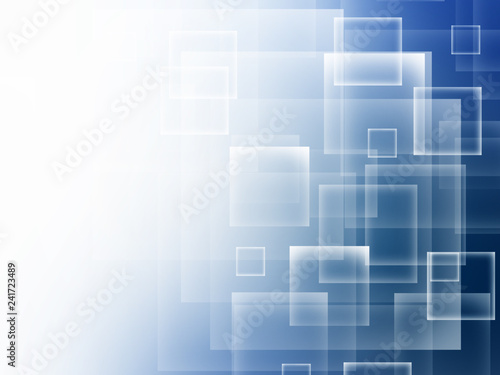 Abstract Blue squares background