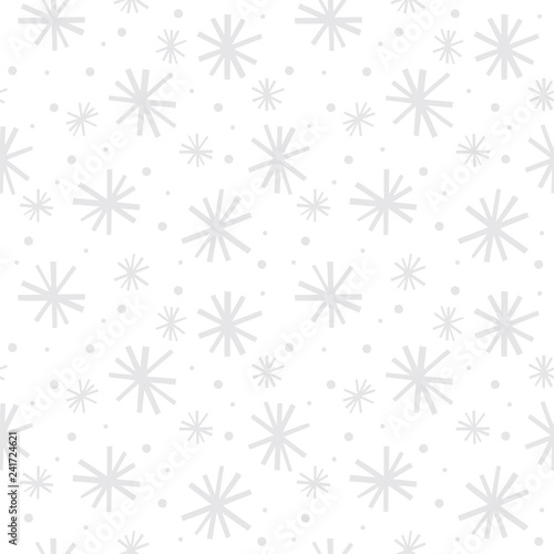 Snow background. Seamless pattern.Vector.                   