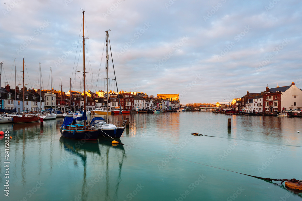Weymouth Harbour in the middle of Winter Weymouth Harbour in the middle of Winter