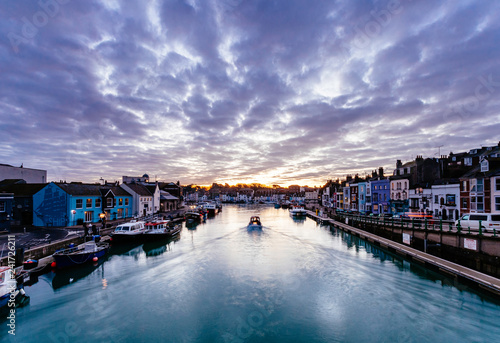 Weymouth Harbour in winter