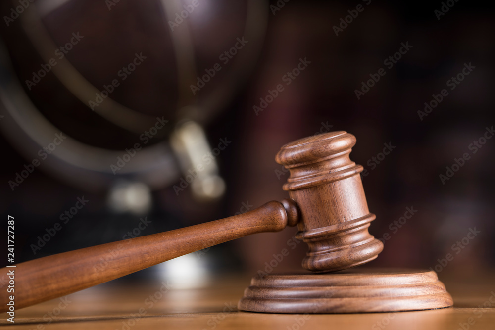 Globe, Law and justice concept Globe, Law and justice concept