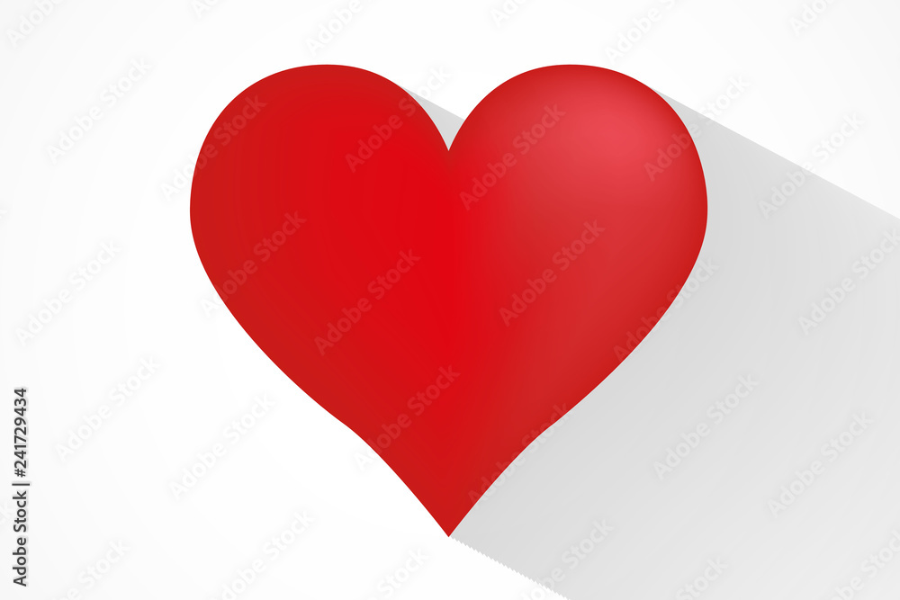 Heart shape for celebrations, vector, illustration, eps file