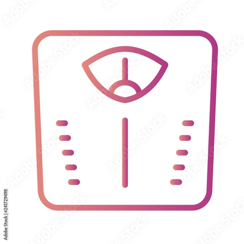 Vector Weight Machine Icon