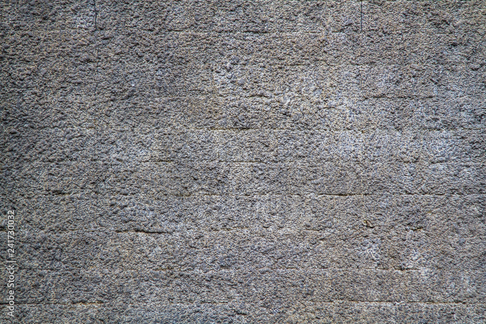 Obraz premium Gray concrete stucco wall textured with pattern