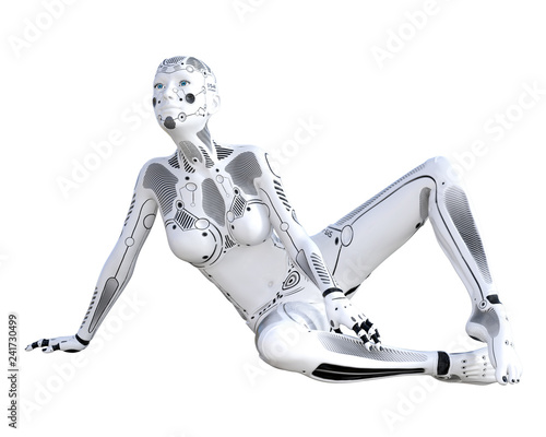 Robot woman фототапет