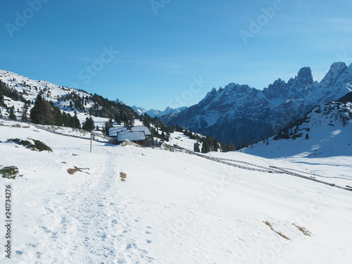 Fotografie Südtirol - Winterwanderung in den Dolomiten