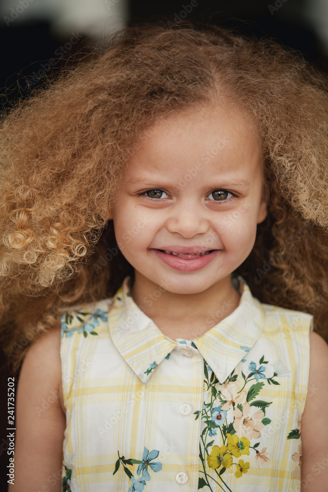 Portrait of a Smiling Little Girl Portrait of a Smiling Little Girl