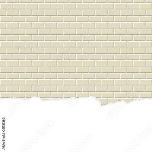wall background with broken plaster seamless