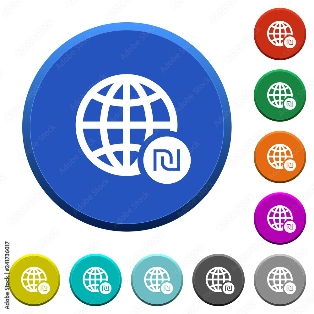 Online Shekel payment beveled buttons Online Shekel payment beveled buttons