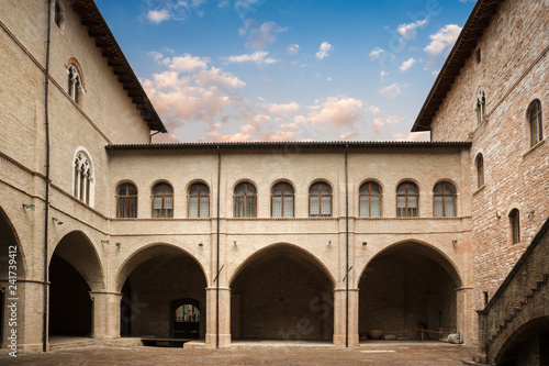 "Palazzo Trinci" Historical building in Foligno - Umbria (Italy)