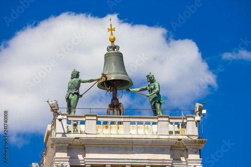 The Ancient clock tower called Campanile dei Mori di Venezia