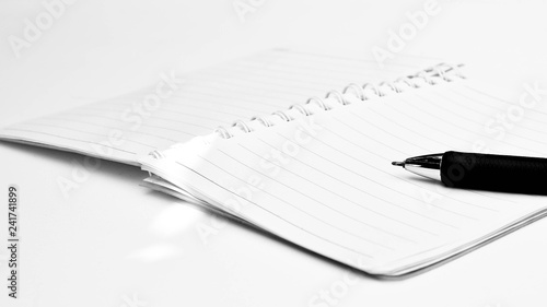 Wallpaper Mural closeup pen on a diary - monochrome Torontodigital.ca