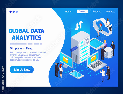 Big Data Isometric Design