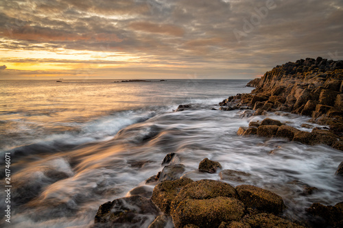 Wallpaper Mural Sunset at Giant's Causeway co. Antrim, Northern Ireland Torontodigital.ca