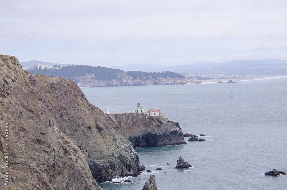 Point Bonita Lighthouse in Marin County, just outside of San Francisco