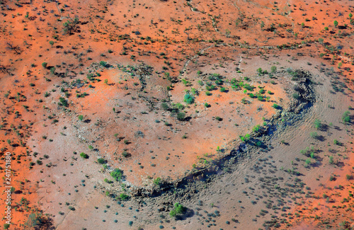 Australia, NT, Outback, Heartlike Formation photo