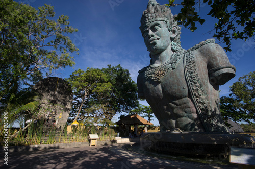 Huge sculpture at Garuda Wisnu Kencana  Bali   Indonesia
