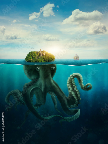 Fototapeta Fantasy Spooky Island