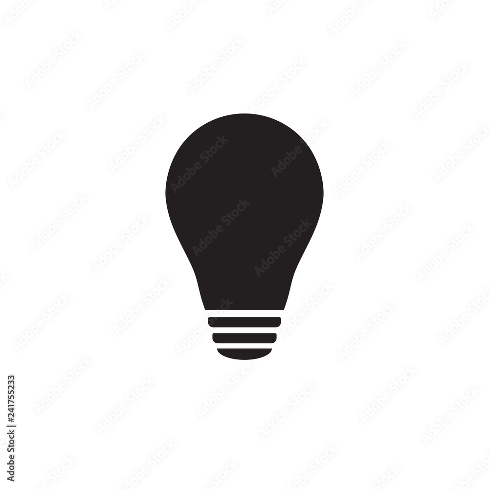 light bulb vector icon illustration isolated on white background light bulb vector icon illustration isolated on white background