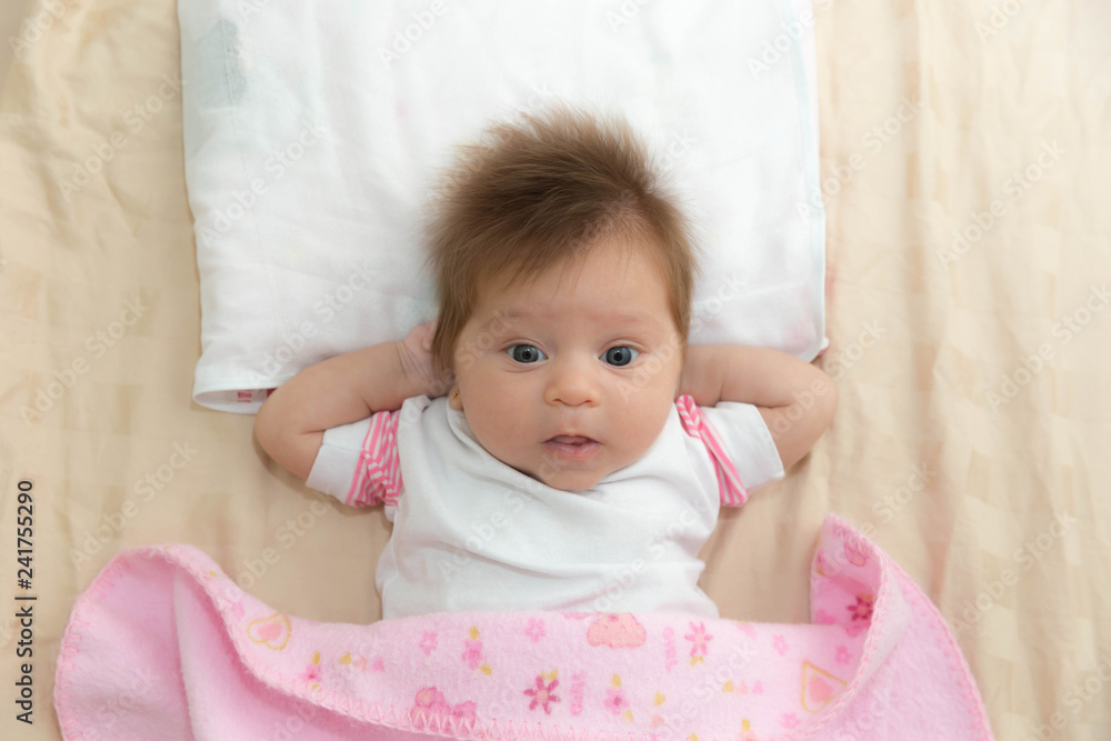 Sleeping newborn caucasian baby Sleeping newborn caucasian baby