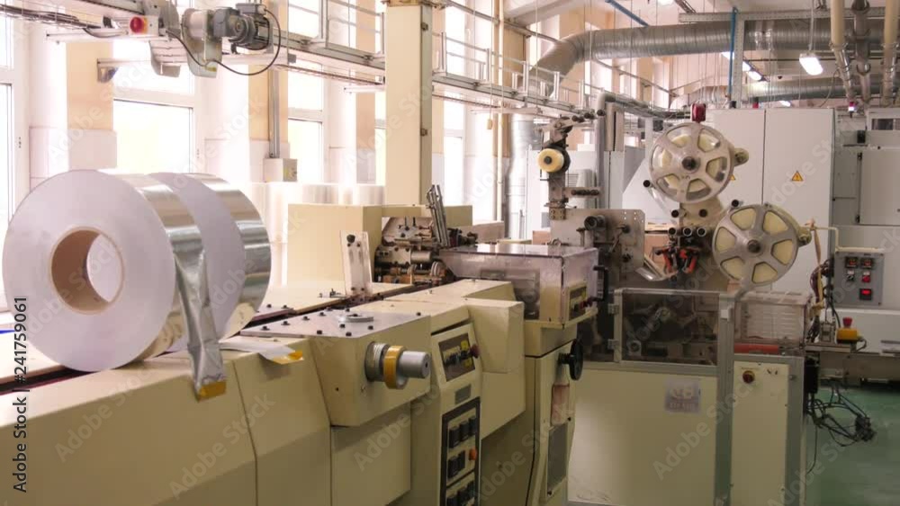 The line for the production of cigarettes and tobacco products, which are sorted and sent for packaging. Packing in bundles and boxes. The line for the production of cigarettes and tobacco products, which are sorted and sent for packaging. Packing in bundles and boxes.