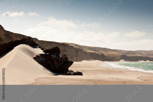 Santa Rosa Island, Channel Islands National Park, California: The beach at Becher's Bay. photo