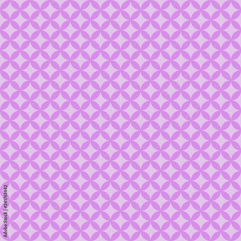 Geometric Circles Seamless Pattern - Tinted pink and white geometric circles Geometric Circles Seamless Pattern - Tinted pink and white geometric circles