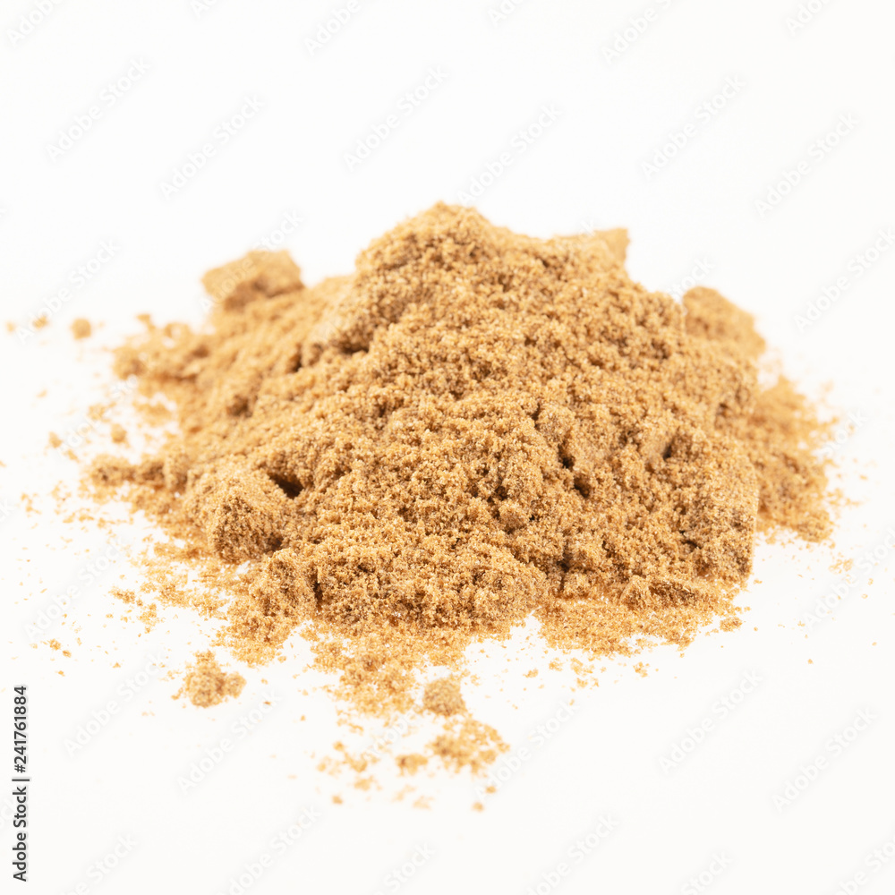 Coriander Powder Isolated on White Coriander Powder Isolated on White