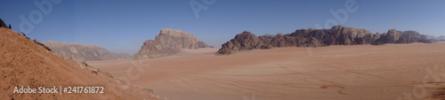 views from the top of the wadi rum